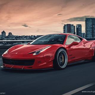 Ferrari 458 Liberty Walk wallpaper