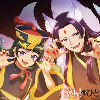 Fancy Halloween anime girls wallpaper