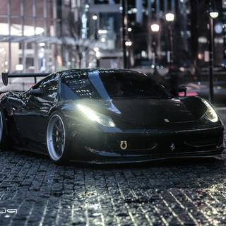 Ferrari 458 Liberty Walk wallpaper
