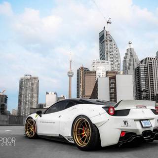 Ferrari 458 Liberty Walk wallpaper