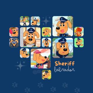 Safety Sheriff Labrador wallpaper