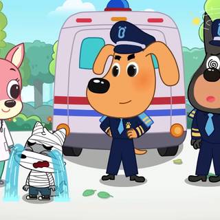 Safety Sheriff Labrador wallpaper