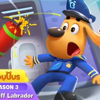 Safety Sheriff Labrador wallpaper