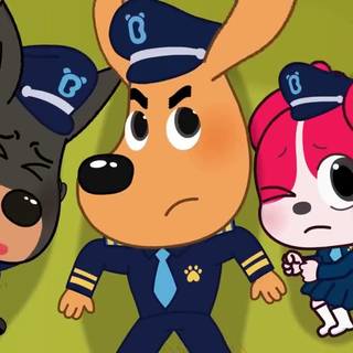 Safety Sheriff Labrador wallpaper