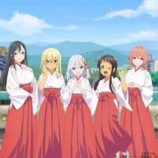 Tying the Knot with an Amagami Sister wallpaper