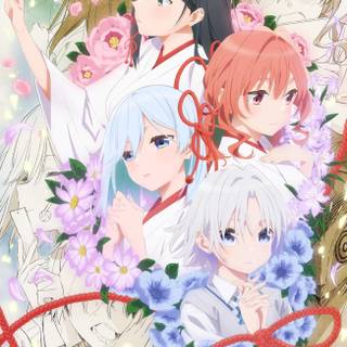 Tying the Knot with an Amagami Sister wallpaper