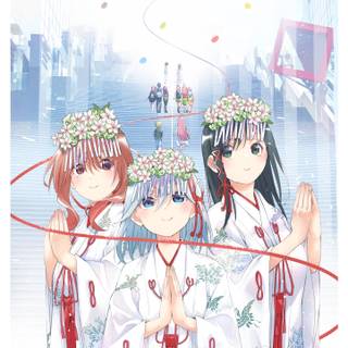 Tying the Knot with an Amagami Sister wallpaper