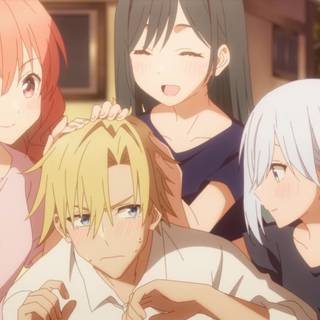 Tying the Knot with an Amagami Sister wallpaper