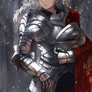 Woman knight wallpaper