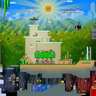 Mario level wallpaper