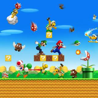 Mario level wallpaper