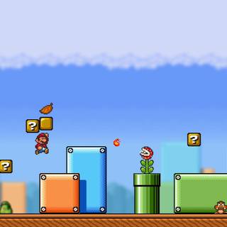 Mario level wallpaper