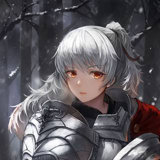 Woman knight wallpaper