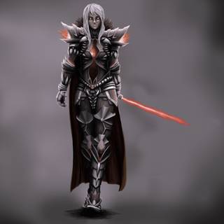 Woman knight wallpaper