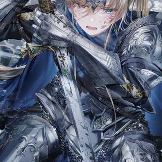 Woman knight wallpaper