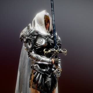 Woman knight wallpaper