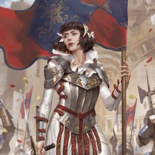 Woman knight wallpaper