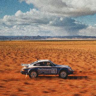 Retro rally wallpaper