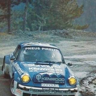 Retro rally wallpaper