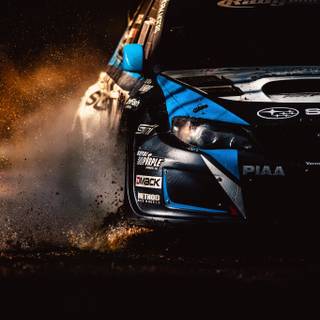 Retro rally wallpaper