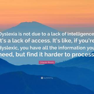 Dyslexia wallpaper