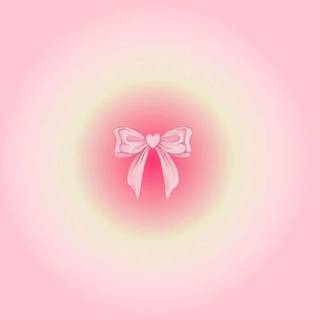 Pink preppy bows wallpaper