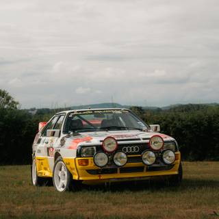 Retro rally wallpaper