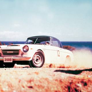 Retro rally wallpaper