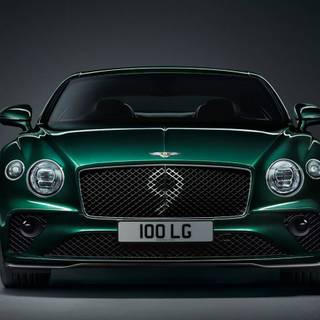 Dark green car wallpaper