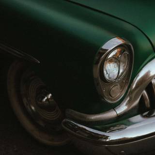 Dark green car wallpaper