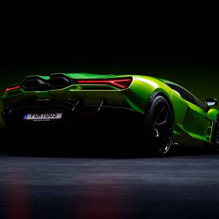 Dark green car wallpaper