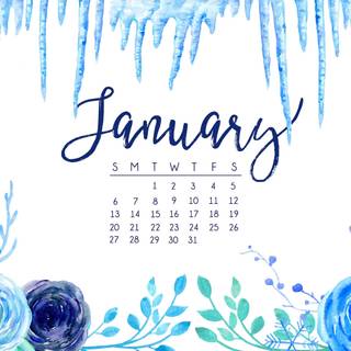 January cute wallpaper