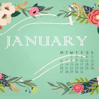 January cute wallpaper