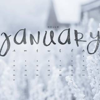 January cute wallpaper