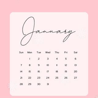 January cute wallpaper