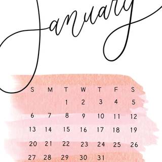 January cute wallpaper