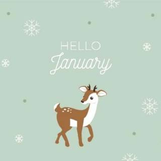 January cute wallpaper