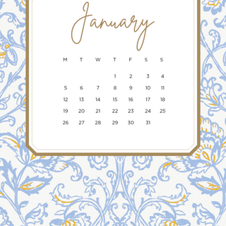 January cute wallpaper