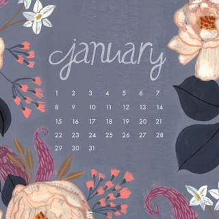 January cute wallpaper