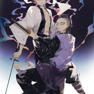 Sanemi and Genya wallpaper