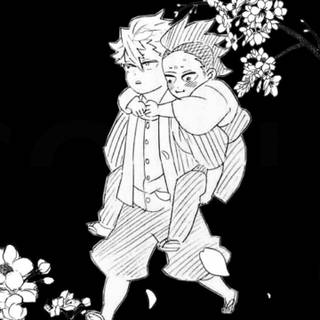 Sanemi and Genya wallpaper