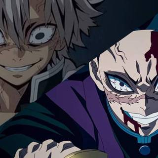 Sanemi and Genya wallpaper