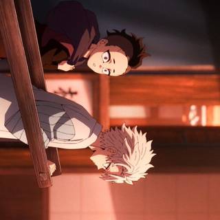 Sanemi and Genya wallpaper