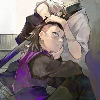 Sanemi and Genya wallpaper