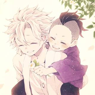 Sanemi and Genya wallpaper