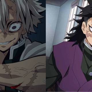 Sanemi and Genya wallpaper