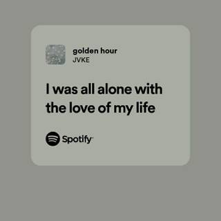 Jvke Golden Hour wallpaper