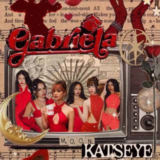 Red Katseye wallpaper