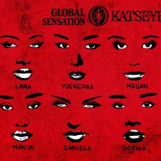 Red Katseye wallpaper