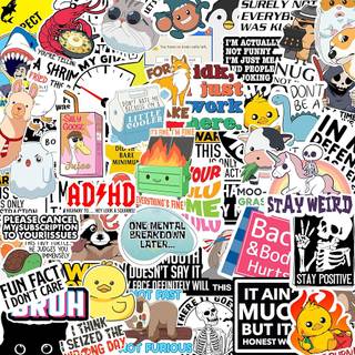 Funny sticker wallpaper
